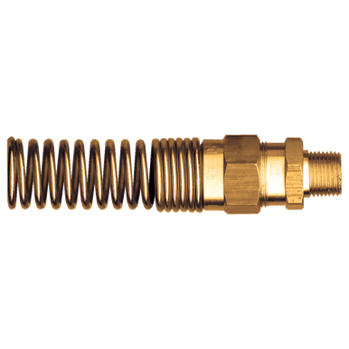 Fairview 1493-6D AirBrake Hose End - 3/8 x 1/2 MPT - SG