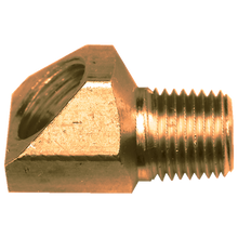 Load image into Gallery viewer, Fairview 154-6B Brass Inv. Flare 45º Elbow - 3/8 x 1/4 MPT