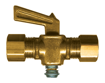 Fairview 2062-4 Shut Off Union 1/4 Comp Spring Bottom