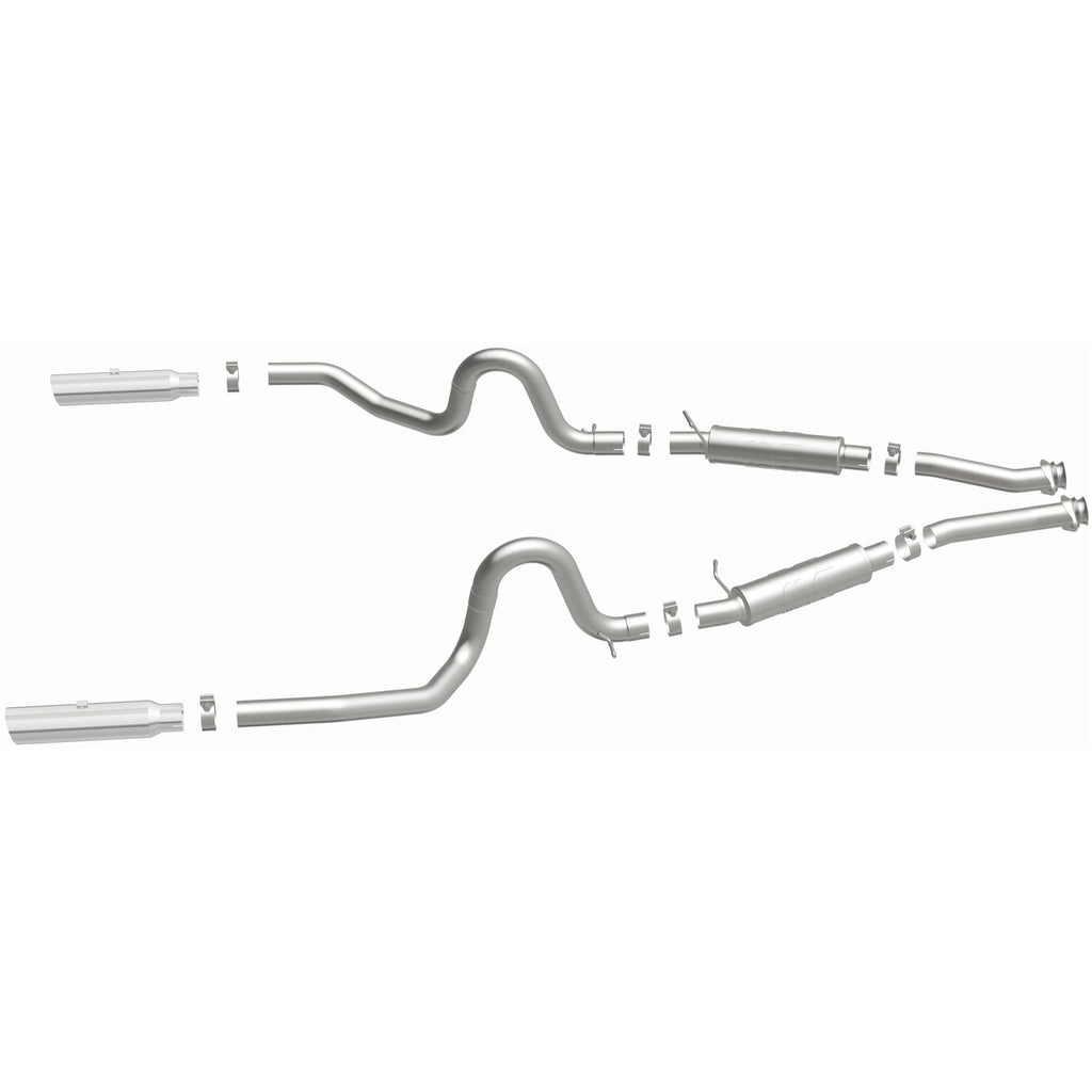 MagnaFlow Exhaust Products 15673 Competition Series Stainless 2.5 in Cat-Back for Select Ford Mustang