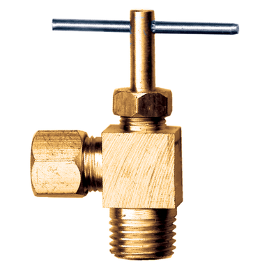 Fairview 3069-4A Compression Ndl Valve 90º Elbow - 1/4 x 1/8 MPT