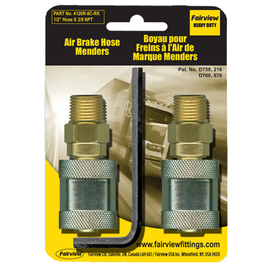 Fairview 4120R-8C-RK AB Hose Repair Kit - 1/2 x 3/8 MPT - (2pcs)