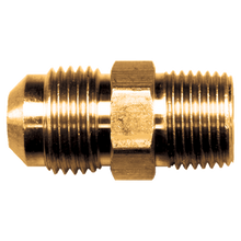 Load image into Gallery viewer, Fairview 48-8B Brass Adapter - 1/2M.SAE x 1/4 MPT