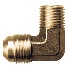 Load image into Gallery viewer, Fairview 49-4A Brass 90º Elbow - 1/4M.SAE x 1/8 MPT