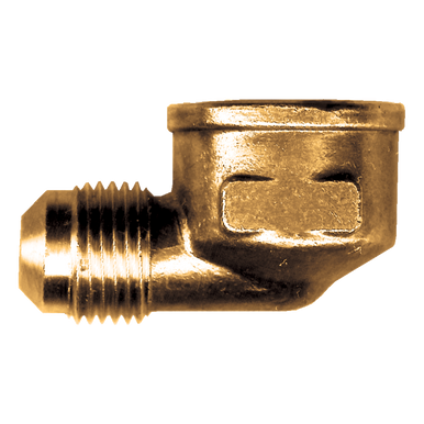 Fairview 50-5B Brass 90º Elbow 5/16 Male SAE X 1/4 Female NPT