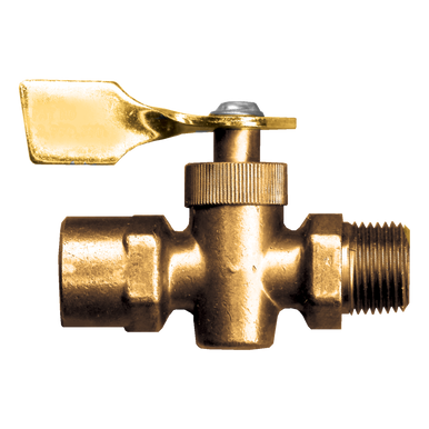Fairview 5120-B Shut-Off - 1/4 FPT x 1/4 MPT - Close Bottom