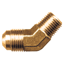 Load image into Gallery viewer, Fairview 54-8D Brass 45º Elbow - 1/2M.SAE x 1/2 MPT