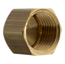 Load image into Gallery viewer, Fairview 61CAP-4 Brass Compression Cap Nut 1/4