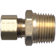 Load image into Gallery viewer, Fairview 68-6B Brass Compression Adapter - 3/8 x 1/4 MPT