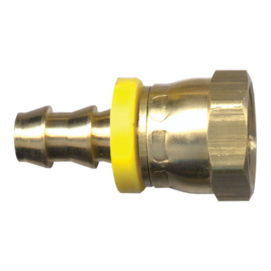 Fairview 731-6C Push-On Hose Barb 3/8 X 3/8 Female Pipe Swivel Ball Seat