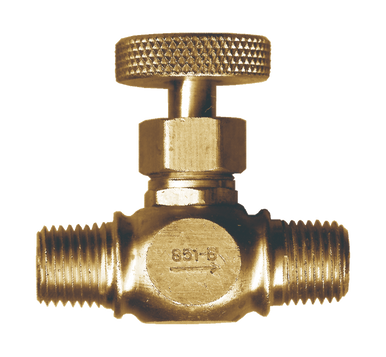 Fairview 851-A CSA Needle Valve 1/8 Male NPT X 1/8 Male NPT