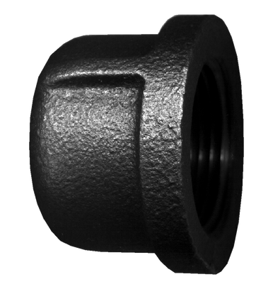 Fairview BI-108-J Black Iron Cap 1-1/4 Female NPT