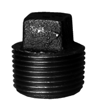 Load image into Gallery viewer, Fairview BI-109-J Black Iron Square Head Plug - 1-1/4 MPT