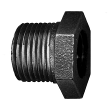 Load image into Gallery viewer, Fairview BI-110-HE Black Iron Bushing - 1 MPT x 3/4 FPT