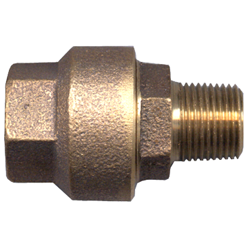 Fairview CV1-B 1 Way Chk Vlv - 1/4 FPT x 1/4 MPT