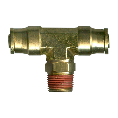 Fairview PC1472SW-8B DOT Push-To-Connect Tee 1/2 X 1/4 Male NPT Swivel