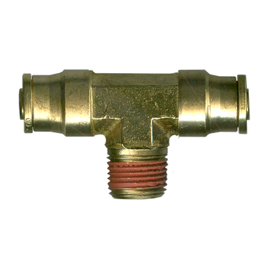 Fairview PC1472-4A DOT Push-To-Connect Tee 1/4 X 1/8 Male NPT