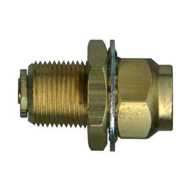 Fairview PC1486-6C DOT Push-To-Connect Bulkhead Union 3/8 X 3/8 Female NPT