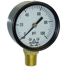 Load image into Gallery viewer, Fairview PG-100SD2 0-100PSI Dry Gauge - 2in Face - 1/4 MPT Stem