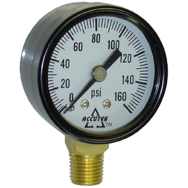 Fairview PG-160SD25 0-160PSI Dry Gauge - 2.5in Face - 1/4 MPT Stem