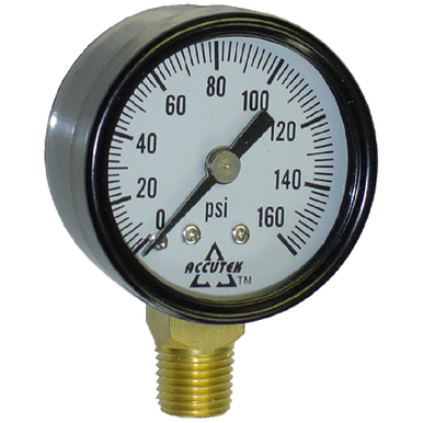 Fairview PG-100SD25 0-100PSI Dry Gauge - 2.5in Face - 1/4 MPT Stem