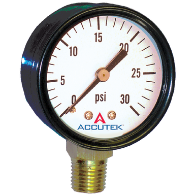 Fairview PG-30SD25 0-30PSI Dry Gauge - 2.5in Face - 1/4 MPT Stem