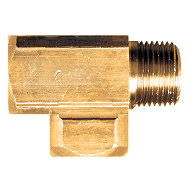 Fairview X107-E Brass Tee 3/4 Fem NPT X 3/4 Male NPT X 3/4 Fem NPT Extruded