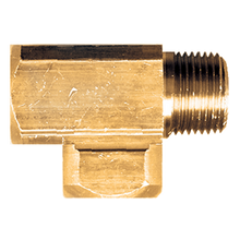 Load image into Gallery viewer, Fairview X107-E Brass Tee 3/4 Fem NPT X 3/4 Male NPT X 3/4 Fem NPT Extruded