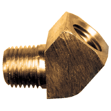 Fairview X124-D Brass 45º Elbow - 1/2 MPT x 1/2 FPT - Extruded