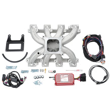 Load image into Gallery viewer, Edelbrock 28456 Manifold, 1999-19 GM LS3 6.0-6.2L, Victor Jr, Carb w/Ign. Ctrl