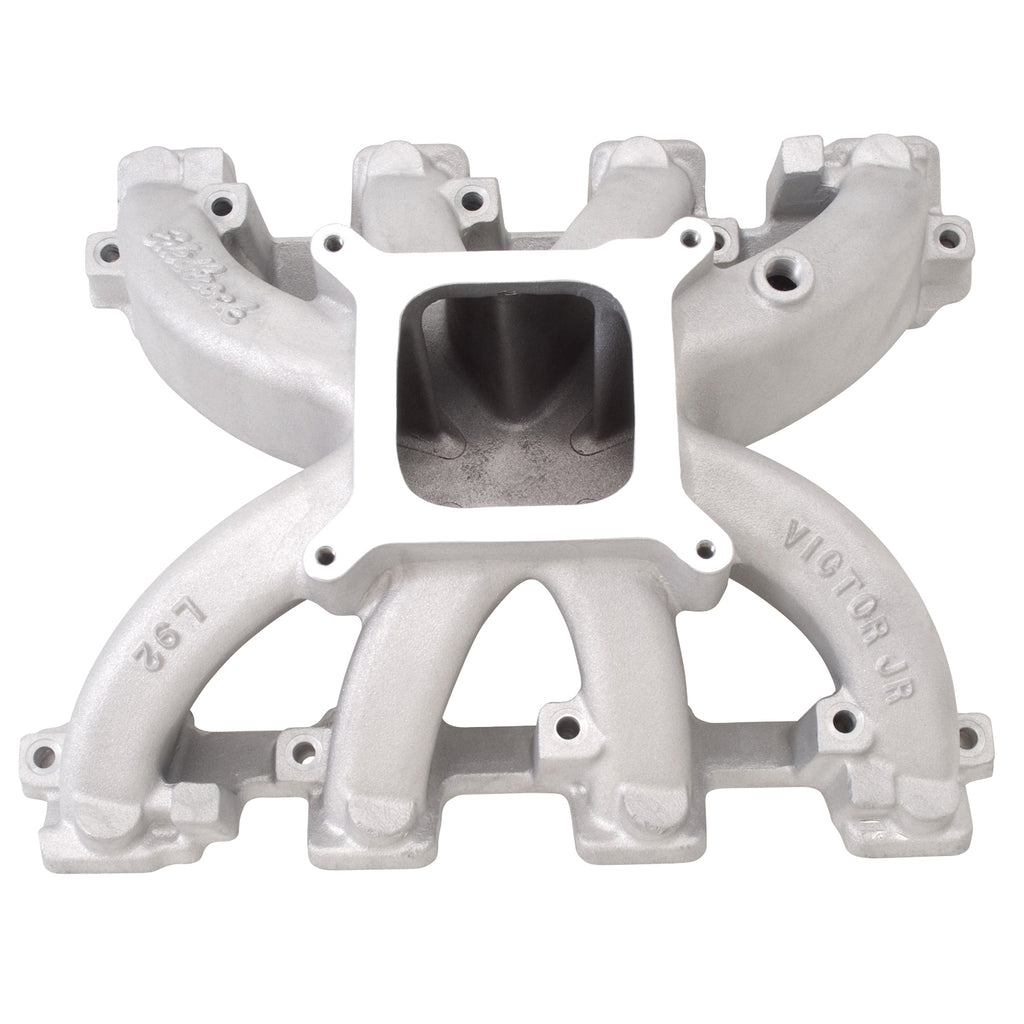 Edelbrock 28457 Victor Jr Small Block Chevy LS3/L92/L76 Intake Manifold Carbruetor