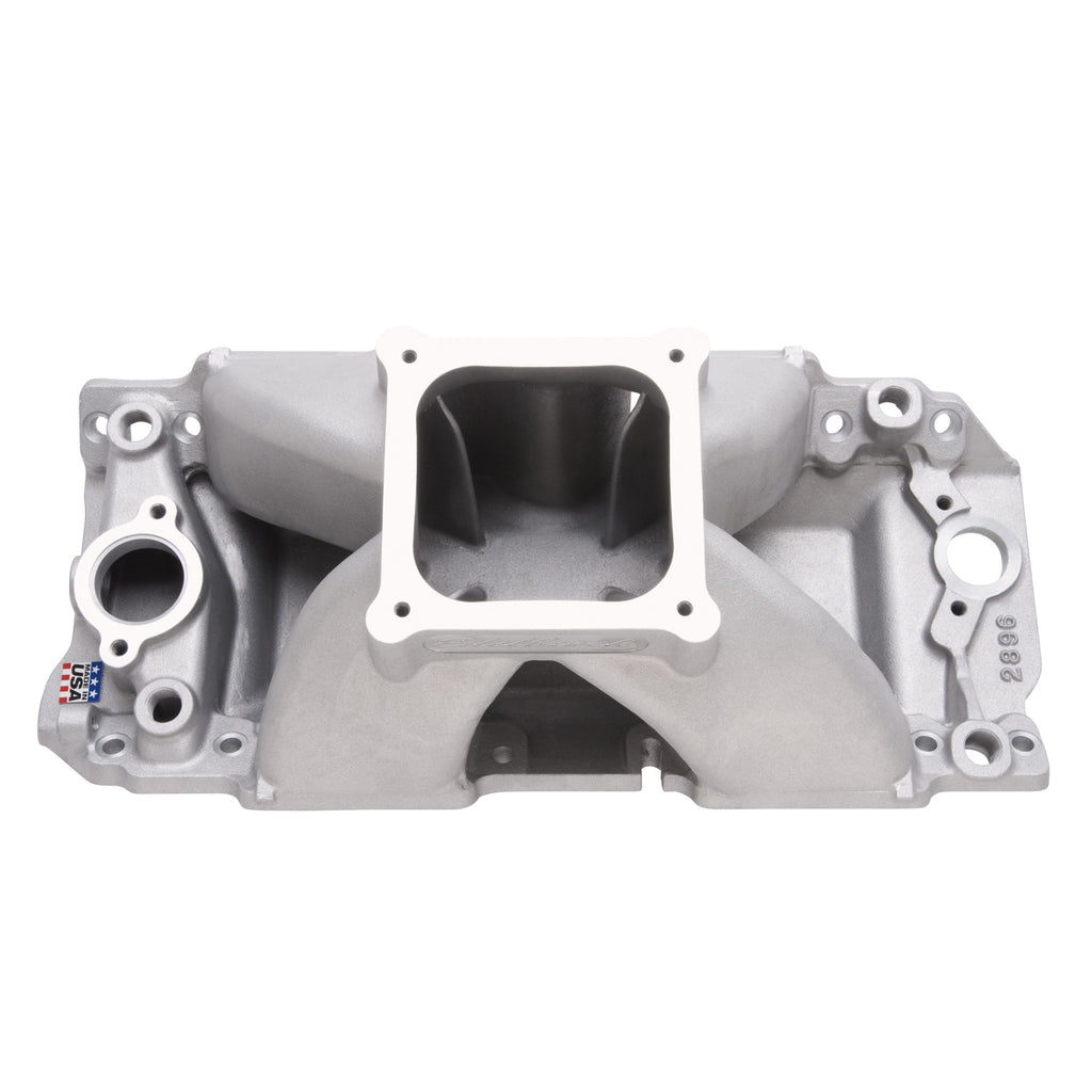 Edelbrock 28962 Super Victor II Intake Manifold for BBC 9.8" Deck CNC Port Matched