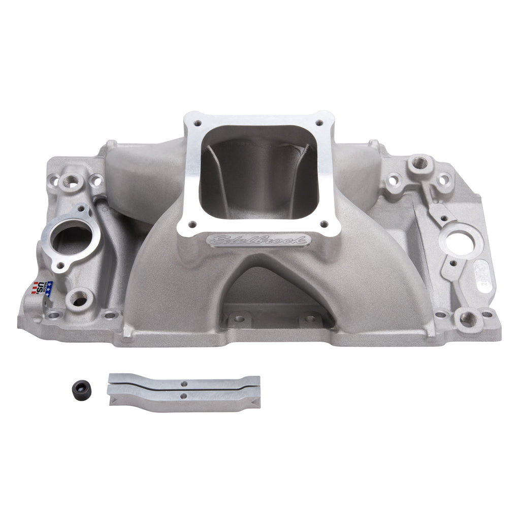 Edelbrock 28978 Super Victor II Intake Manifold for BBC 10.2" Tall Deck with SR20 Heads