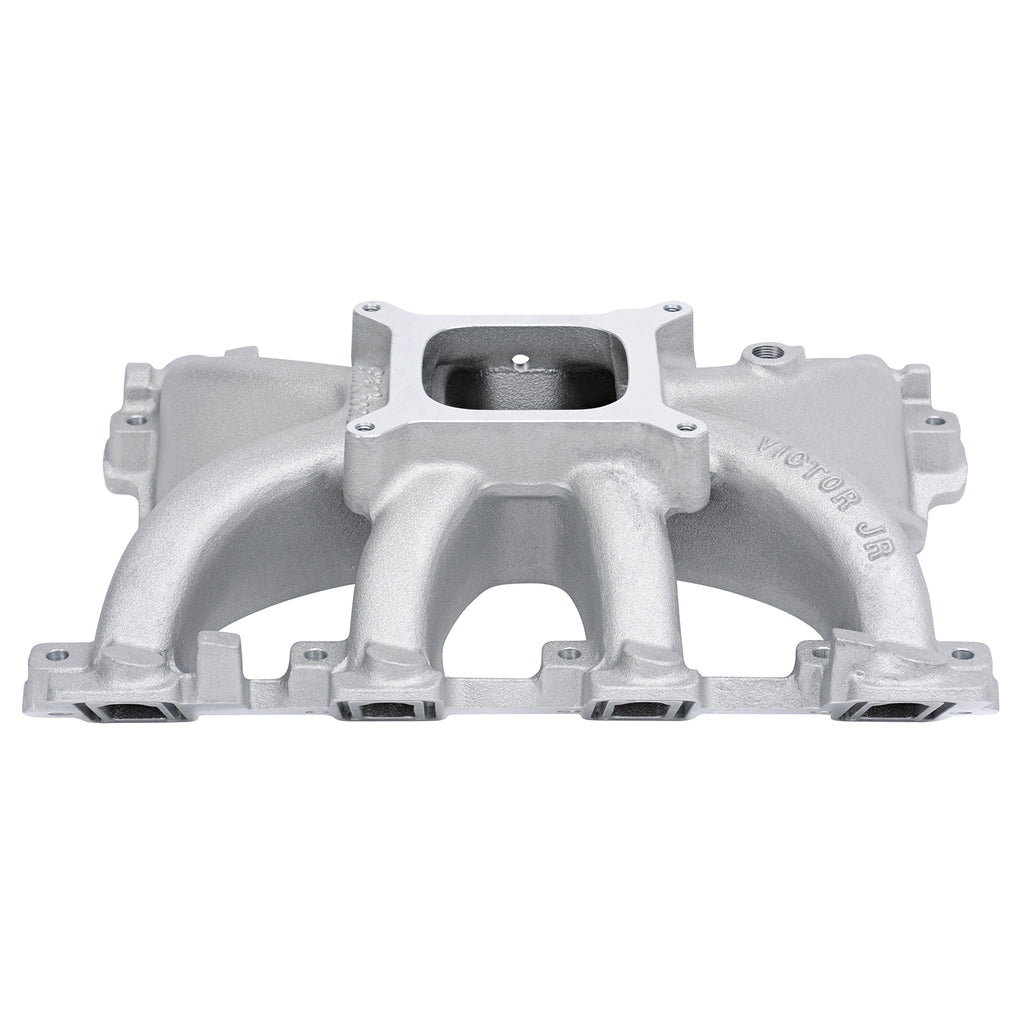 Edelbrock 29087 Victor Jr. Small Block Chevy LS1 Carbureted Intake Manifold Only