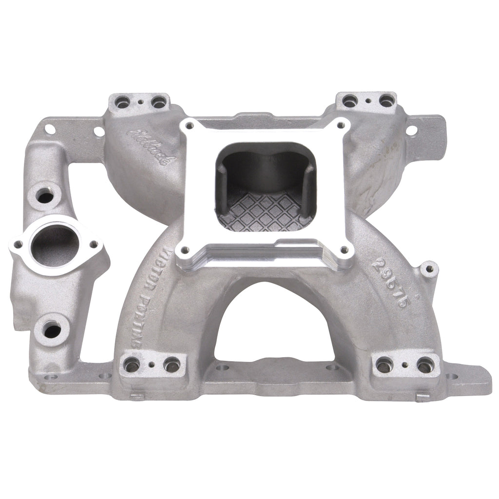 Edelbrock 29575 Super Victor EFI Pontiac Intake Manifold for 4150 Series Throttle Body