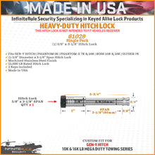 Load image into Gallery viewer, GEN-Y Hitch GH-103906 InfiniteRule Security Lock