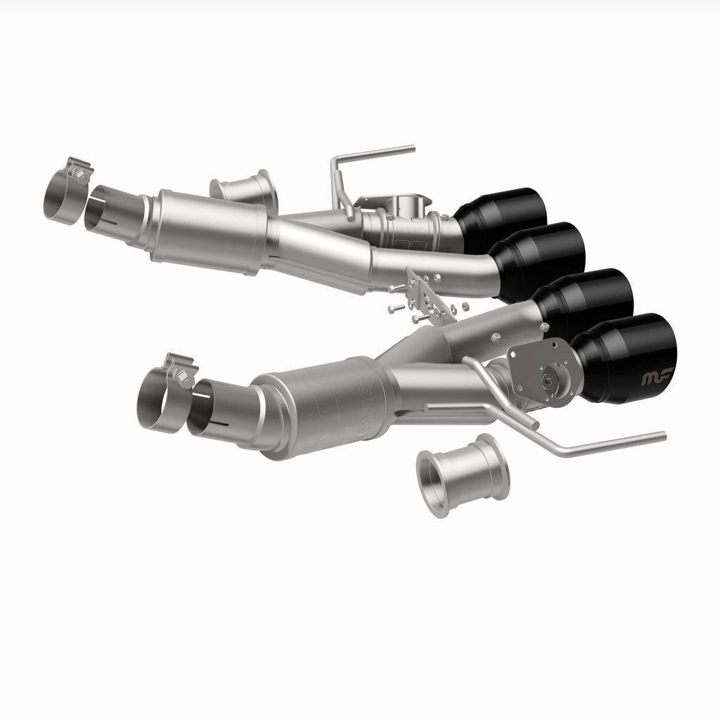 MagnaFlow Exhaust Products 19581 NEO Series Black Chrome Tips Axle Back System for Select Chevrolet Corvette