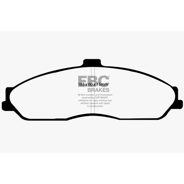03-04-Cadillac-Xlr-4.6-Greenstuff-Front-Brake-Pads