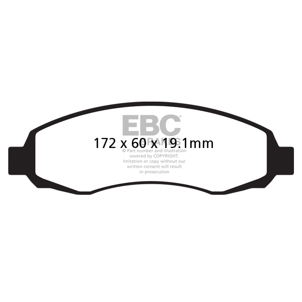 03-04-Dodge-Dakota-2Wd-3.7-Greenstuff-Front-Brake-Pads