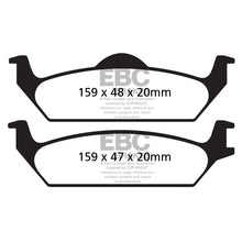 Load image into Gallery viewer, 03-04-Dodge-Dakota-2Wd-3.9-Yellowstuff-Rear-Brake-Pads