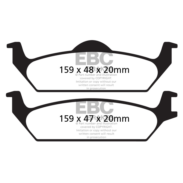 03-04-Dodge-Dakota-2Wd-3.9-Ultimax2-Rear-Brake-Pads
