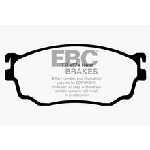Load image into Gallery viewer, 03-04-Mazda-Protege-2.0-Turbo-(Mazdaspeed)-Redstuff-Front-Brake-Pads