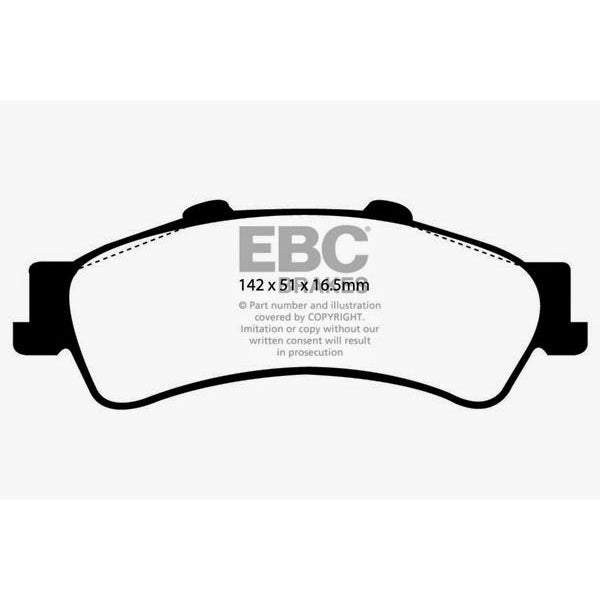 03-05-Chevrolet-Astro-Van-2Wd-Greenstuff-Rear-Brake-Pads