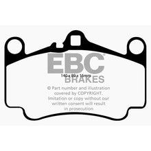 Load image into Gallery viewer, 03-05-Porsche-911-(996)-(Cast-Iron-Rotor-Only)-3.6-Carrera-4S-Yellowstuff-Front-Brake-Pads