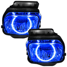 Load image into Gallery viewer, 03-06-Chevrolet-Silverado-Pre-Assembled-Led-Halo-Fog-Lights--Blue