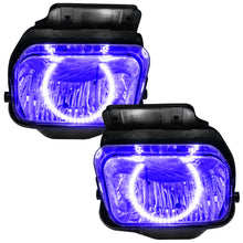 Load image into Gallery viewer, 03-06-Chevrolet-Silverado-Pre-Assembled-Led-Halo-Fog-Lights--UvPurple