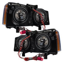 Load image into Gallery viewer, 03-06-Chevrolet-Silverado-Pre-Assembled-Led-Halo-Headlights--Blue