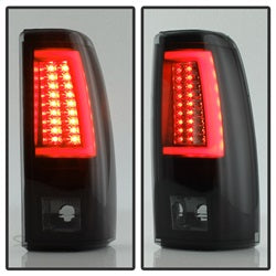 03-06-Chevy-Silverado-(Does-Not-Fit-Stepside)-Version-2-Led-Tail-Lights---Black-Smoke
