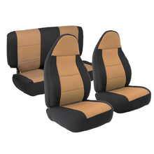 Load image into Gallery viewer, 0306-Jeep-Tj-Neoprene-Seat-Cover-Set-FrontRear-Tan