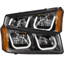 Load image into Gallery viewer, 0306-Silverado-15253500Avalance-WO-Cladding-Proj-Headlights-WUbar-Black-Clear-DrivPass